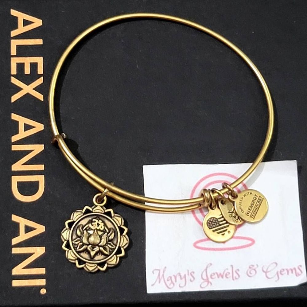Alex And Ani Lotus Bangle - image 1